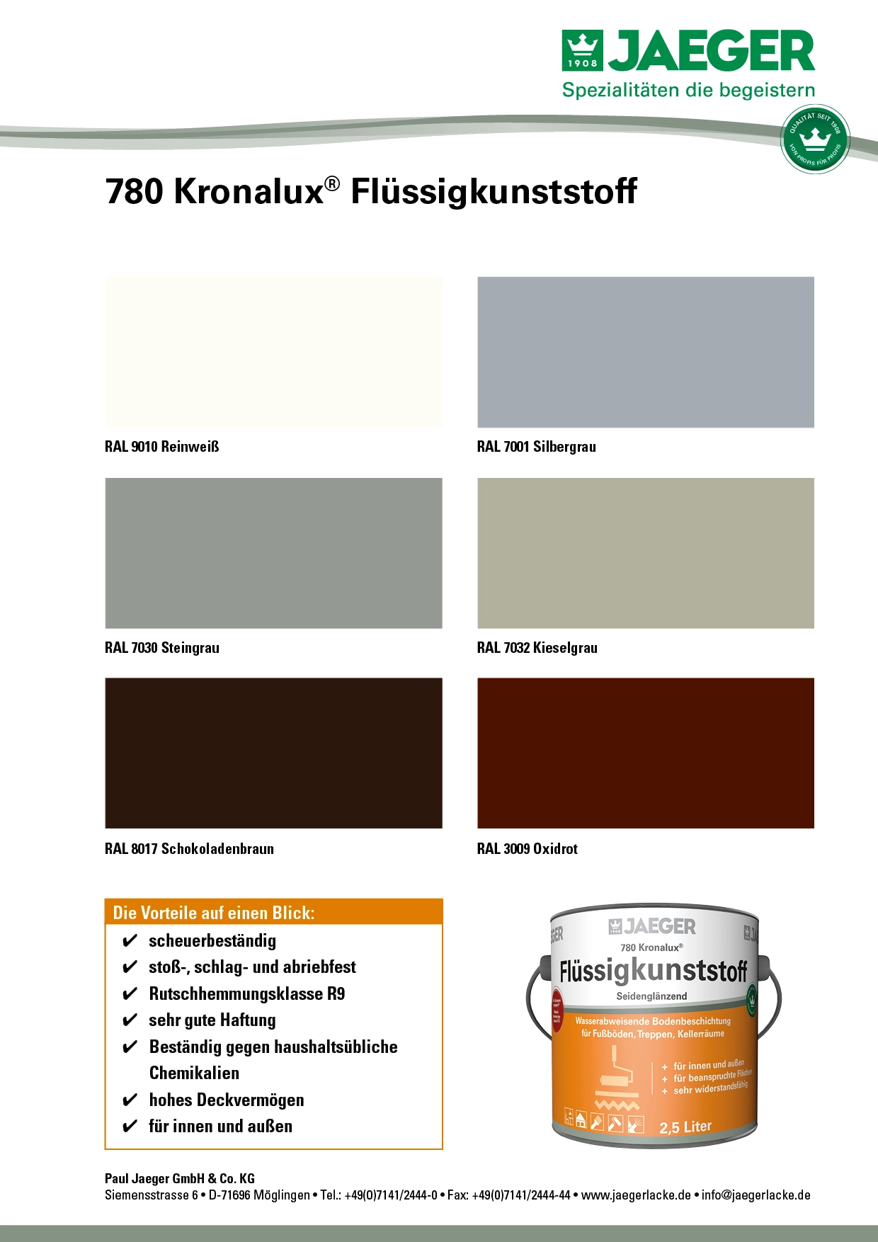 780 Kronalux liquid plastic 