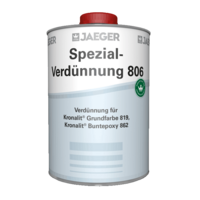Gebindebild, der Spezialverdünnung 806 von Jaegerlacke