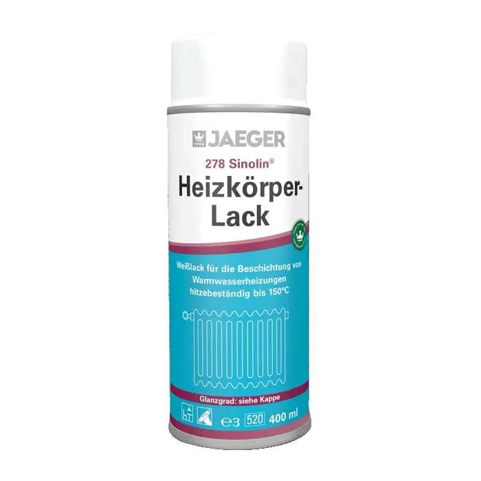 Heizkörperlack in der Spraydose