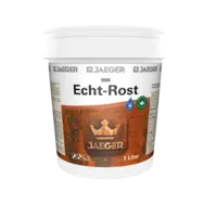 Rostfarbe mit Echt-Rost / Gebindebild