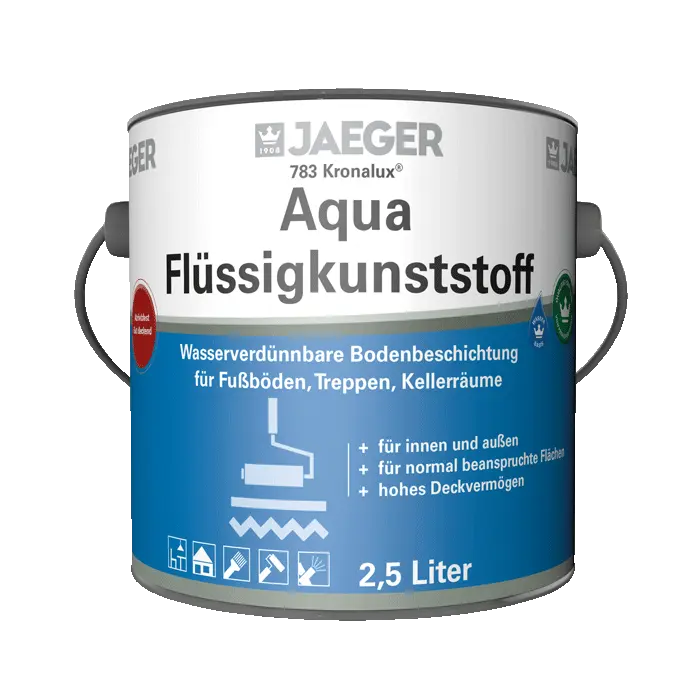 Wasserverdünnbarer Flüssigkunststoff von Jaeger