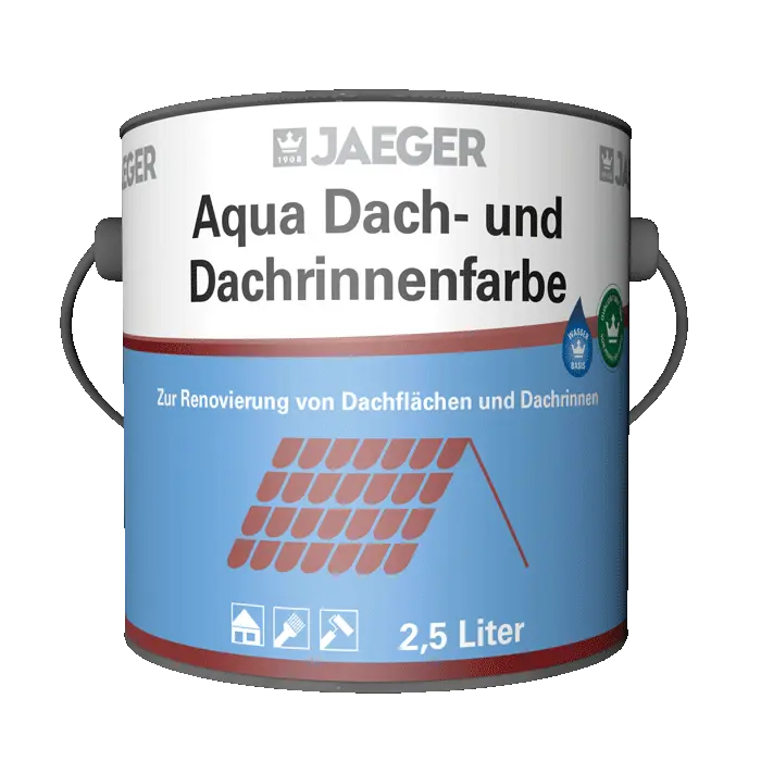 Aqua Dach- und Dachrinnenfarbe 626