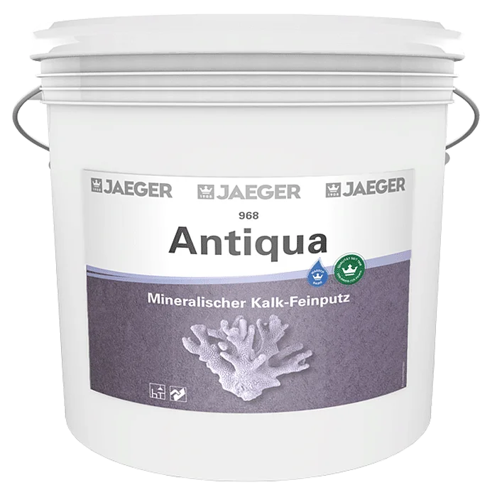 Mineralischer Kalkfeinputz mit Marmormehl - Antiqua von Jaegerlacke