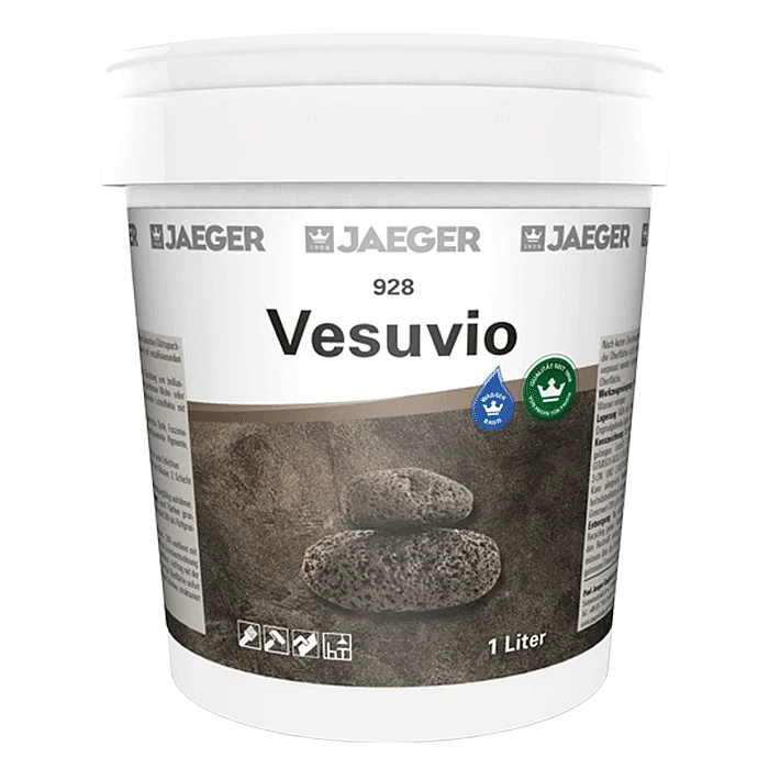 Gebindebild von Vesuvio, einer metallischen Glättspachtelmasse von Jaegerlacke
