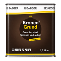 Kronengrund®, brown tin 121 Grundierung für saugenden Untergründen