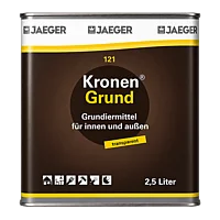 121 Kronengrund®, brown tin Grundierung für saugenden Untergründen