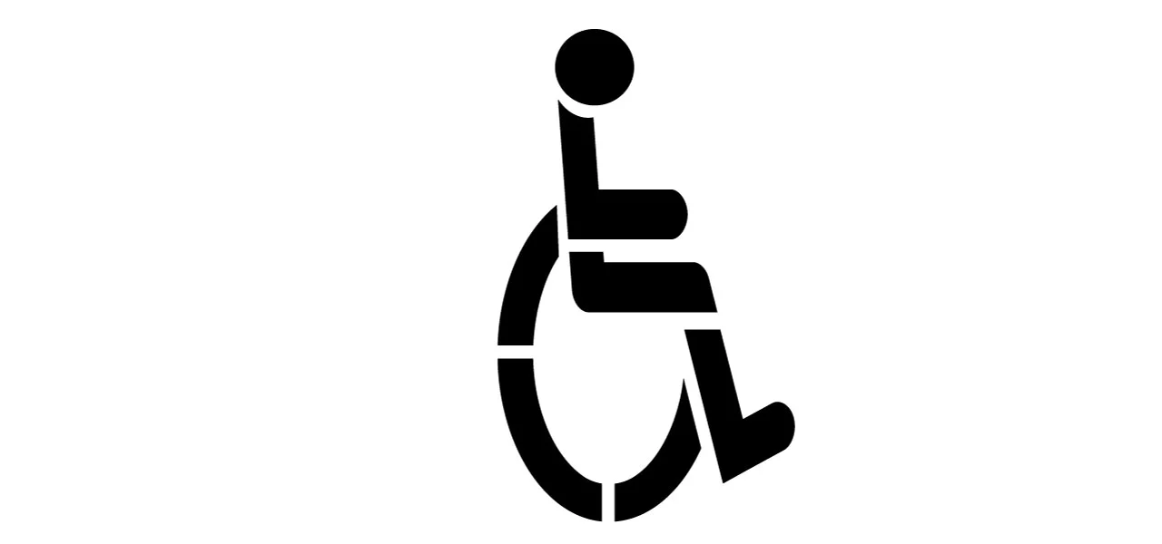 Markierschablone - Behindertenparkplatz