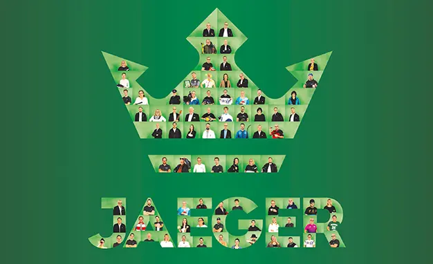 Mitarbeiterbilder - Composing in Form einer Krone 