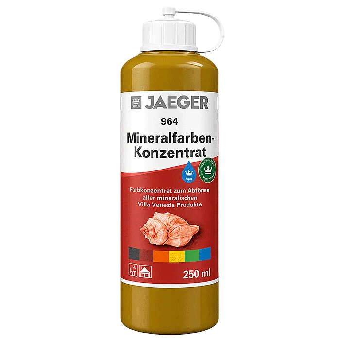Mineralfarbenkonzentrat in der Farbe Ockergelb