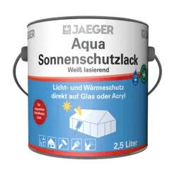 Wasserbasierter Sonnenschutzlack