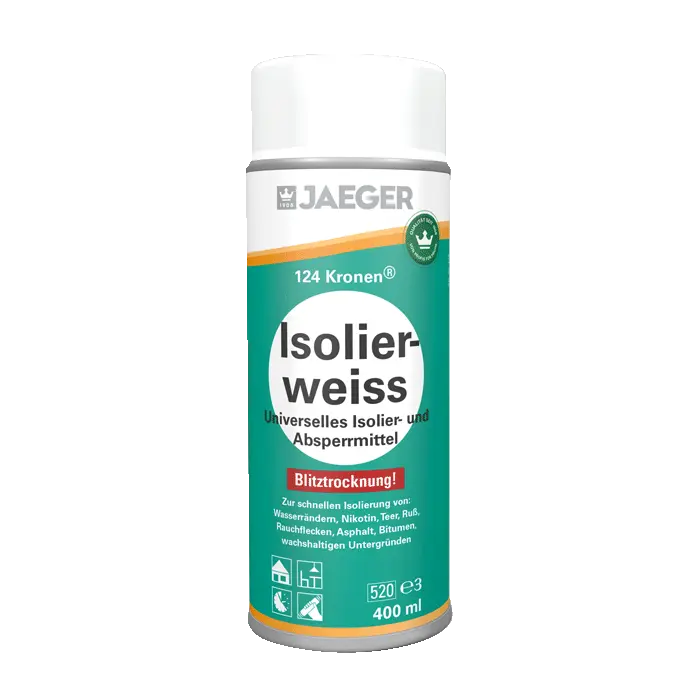 Isolierweiss in der Spraydose um Flecken aller Art zu isolieren