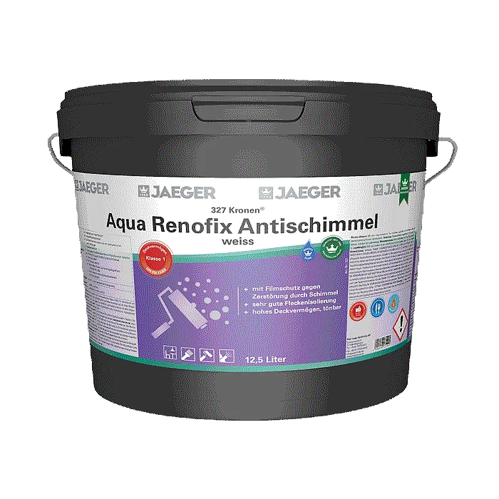 Absperrfarbe mit Antischimmelwirkung