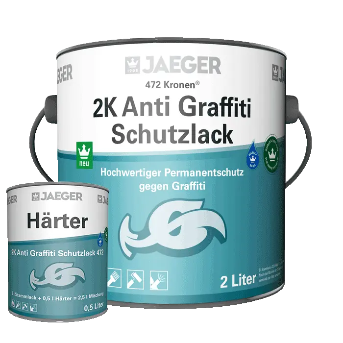 Zweikomponentiger Anti-Graffiti Schutzlack von Jaegerlacke