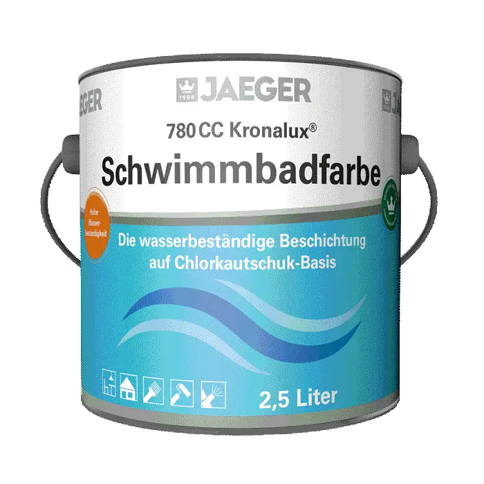 Gebindebild der Poolfarbe von Jaegerlacke