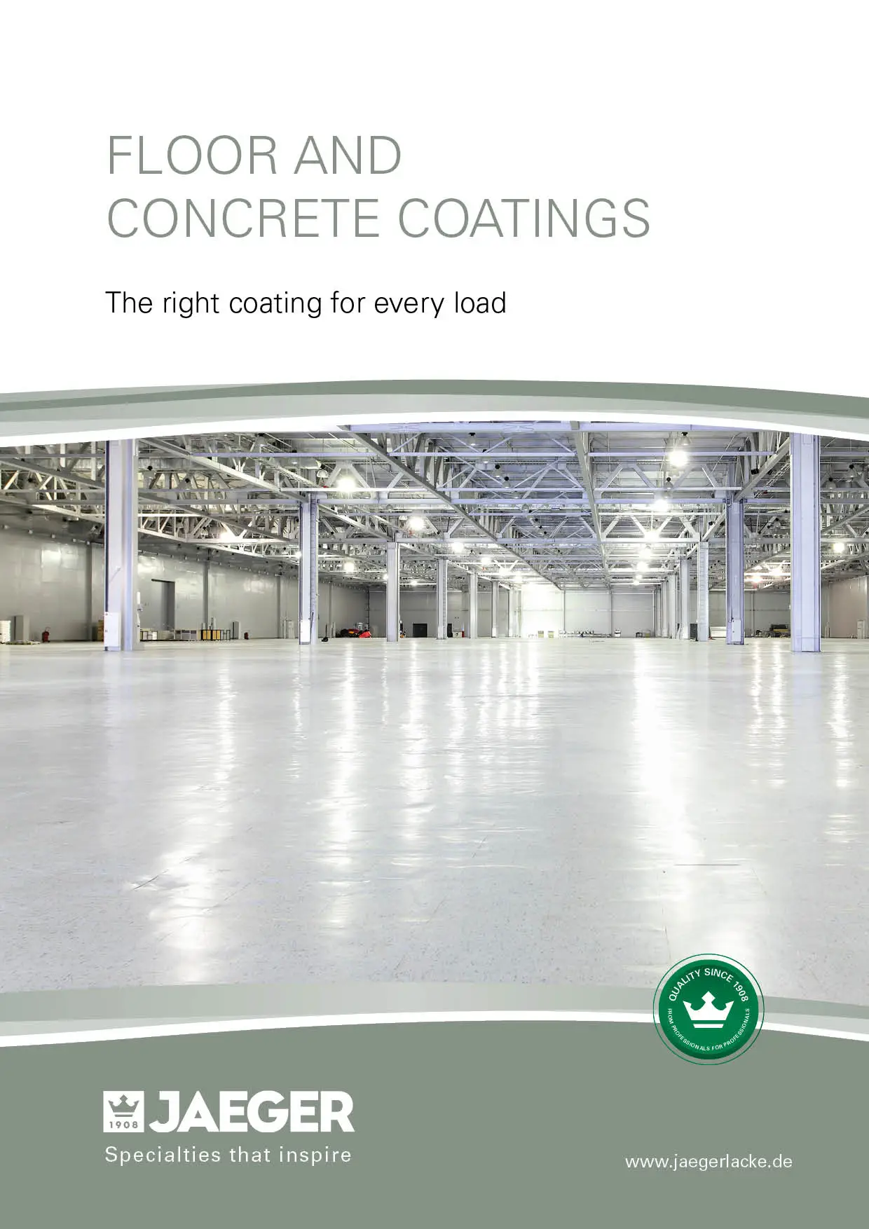 Brochure floor coating 