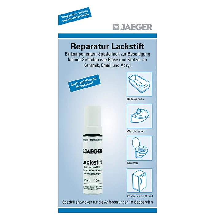 Reparatur-Lackstift für das Badezimmer  